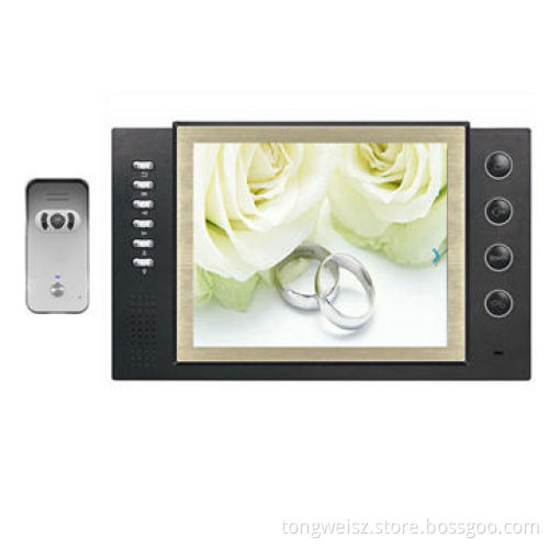 8-inch wired video door home intercom system & TFT-LCD screen